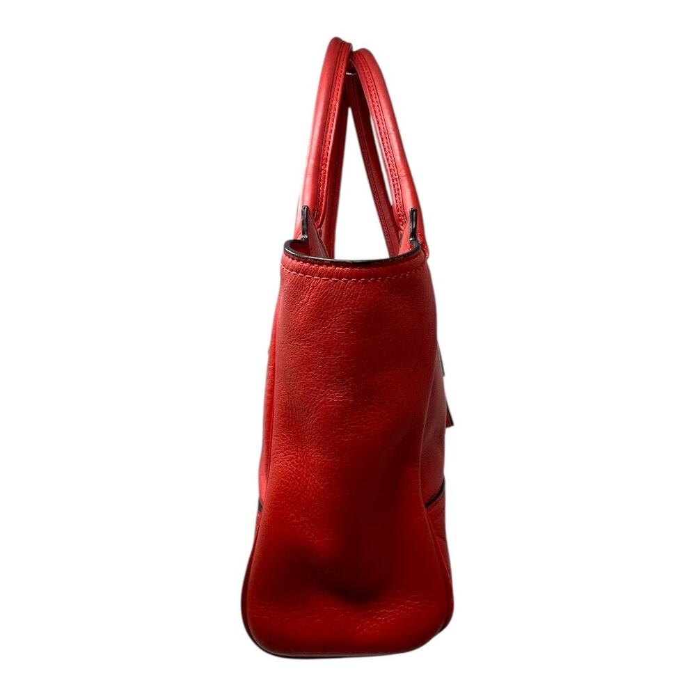 Coach Madison Red Leather Satchel with Tassel – Style 19891 – Retail  $358 - Picture 11 of 13